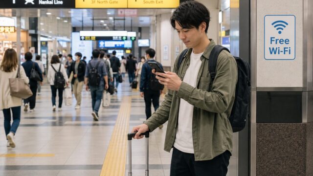 【大阪旅行のWi-Fiは安全？】難波・心斎橋で知っておきたい公共Wi-Fi対策とVPN活用術