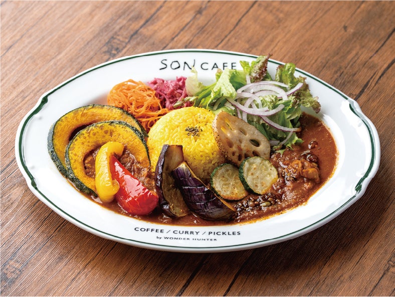SON CAFEの季節の泉州野菜カレーの公式メニュー画像