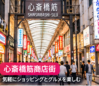 心斎橋・御堂筋でショッピング！大阪ミナミのメインストリートを楽しもう