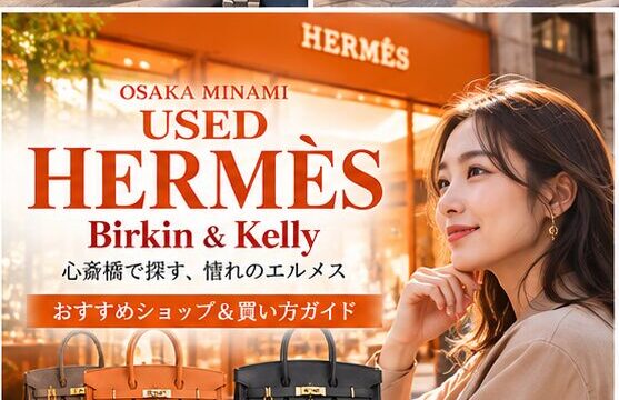 心斎橋で中古HermèsのBirkinやKellyを探すためのショッピングガイド